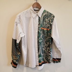 Zara Button Down Patterned Shirt